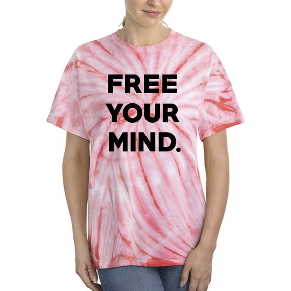Free Your Mind Tie Dye Cyclone Women -Smartprints Designs, Female Small