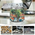 thumbnail image 6 of Yayeee Ashtray with Lid for Cigarette Smokeless Stainless Steel Home Ash Holder, Art Goldfish Bowl, 6 of 7