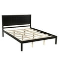 thumbnail image 5 of Full Size Platform Bed Frame with Wooden Headboard and Footboard, Slats Support, No Box Spring Needed, Non-Slip, Noise Free, Easy Assembly, Espresso, Queen, 5 of 6