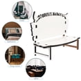 thumbnail image 5 of ifundom White Wooden DIY Heat Transfer Chair Shaped Ornament for Display Sublimation Craft, 5 of 6