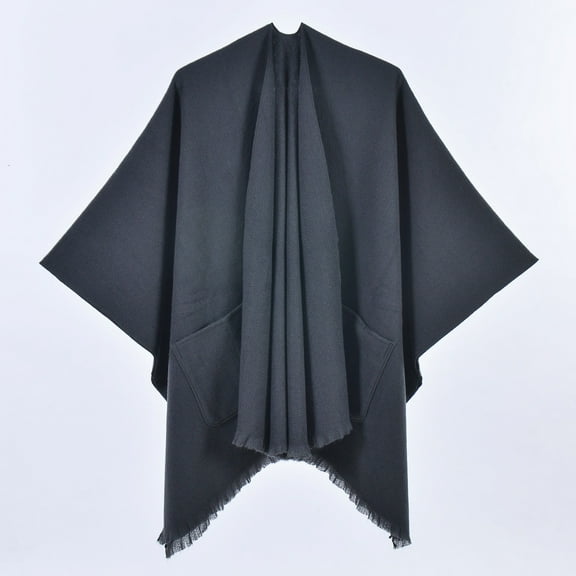 TYGHBN Women's Warm Shawl Wrap Cape Winter Cardigan Sweaters Open Front Poncho Warm Dresses for Winter Women Evening Wraps and Shawls Formal Womens Bed Jacket and Gown Winter Capes and Cloaks for