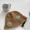 thumbnail image 4 of CoCopeaunts Women Beanie Hat Dome Knitted Fisherman Hat Autumn Winter Fashion Cute Outdoor Warm Hand Hook Flower Bucket Cap, 4 of 8