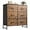 Rustic Brown Wood Grain Print, variant on CZMDZH 6 Drawer Dresser for Bedroom, Fabric Double Dresser, Storage Tower with Fabric Bins, Chest of Drawers for Closet, Living Room, Hallway, Rustic Brown Wood Grain Print