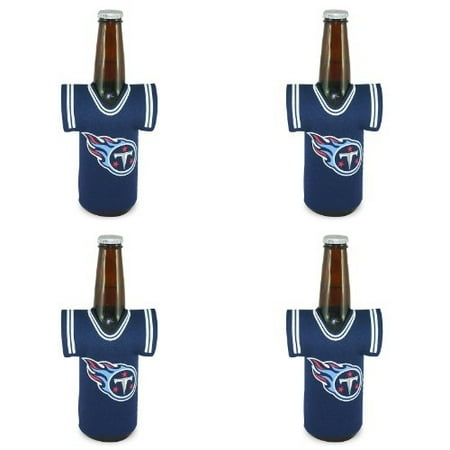 NFL Tennessee Titans Jersey Bottle Koozie 4 pack