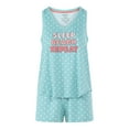 thumbnail image 7 of Joyspun Women's Printed Tank Top and Shorts Pajama Set, 2-Piece, Sizes XS-3X, 7 of 7