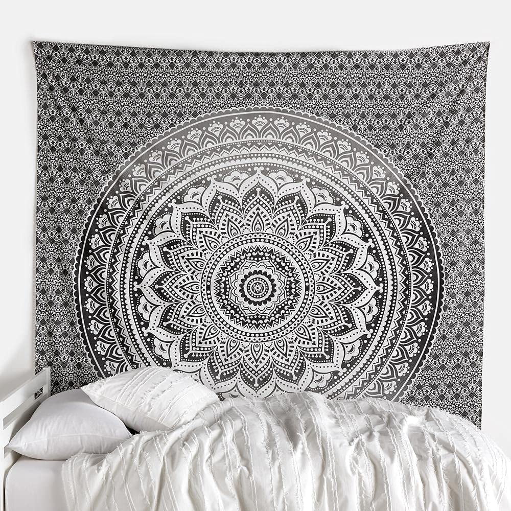 Cpdd Wall Tapestry For Bedroom Aesthetic Tapestry Hippie Boho Tapestry Indie Tapestry Bohemian Mandala Tapestry Cool Spiritual Trippy Tapestry Wall Ha