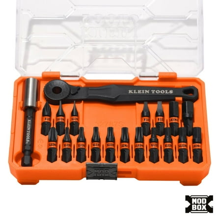 Klein Tools Proflex Micro Ratchet Impact-Rated Bit Set, 20 Pieces
