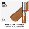 thumbnail image 3 of Rimmel Lasting Finish Multitasker Concealer, Mocha 100, 0.33 fl oz, 3 of 11