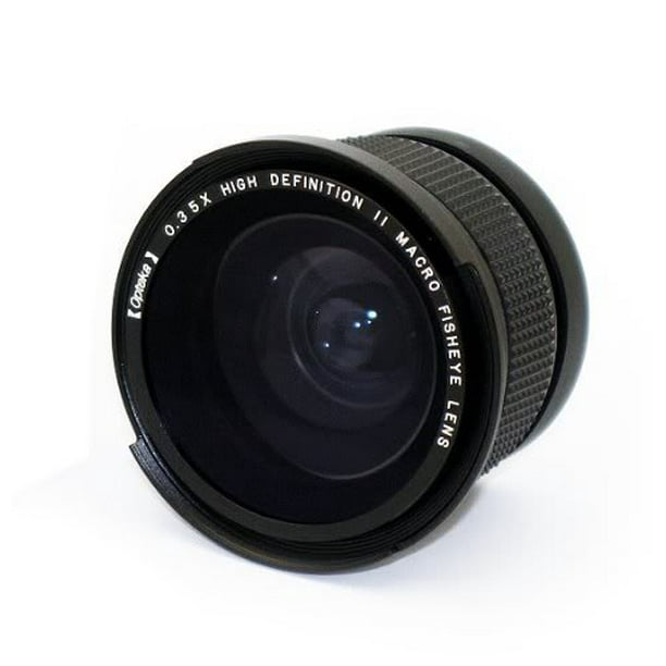 Opteka.35x Haute Définition II Super Grand Angle Panoramique Macro Fisheye Objectif pour Canon T4i 650D T3 T3i 550D 600D Canon 18-55MM f/3.5-5.6 Est II Objectif avec Filtre UV, Opteka Vis Monter 50 $ Carte-Cadeau