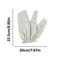thumbnail image 3 of Guantes De Masaje De Seda, De Seda Cruda, Con Puos Elsticos, Exfoliacin Con Cepillo Seco, Cuidado Suave De La Piel, Para Relajacin, Tratamientos De Spa En Casa, Textura Suave, Rutina, Ukhbmc, 3 of 9