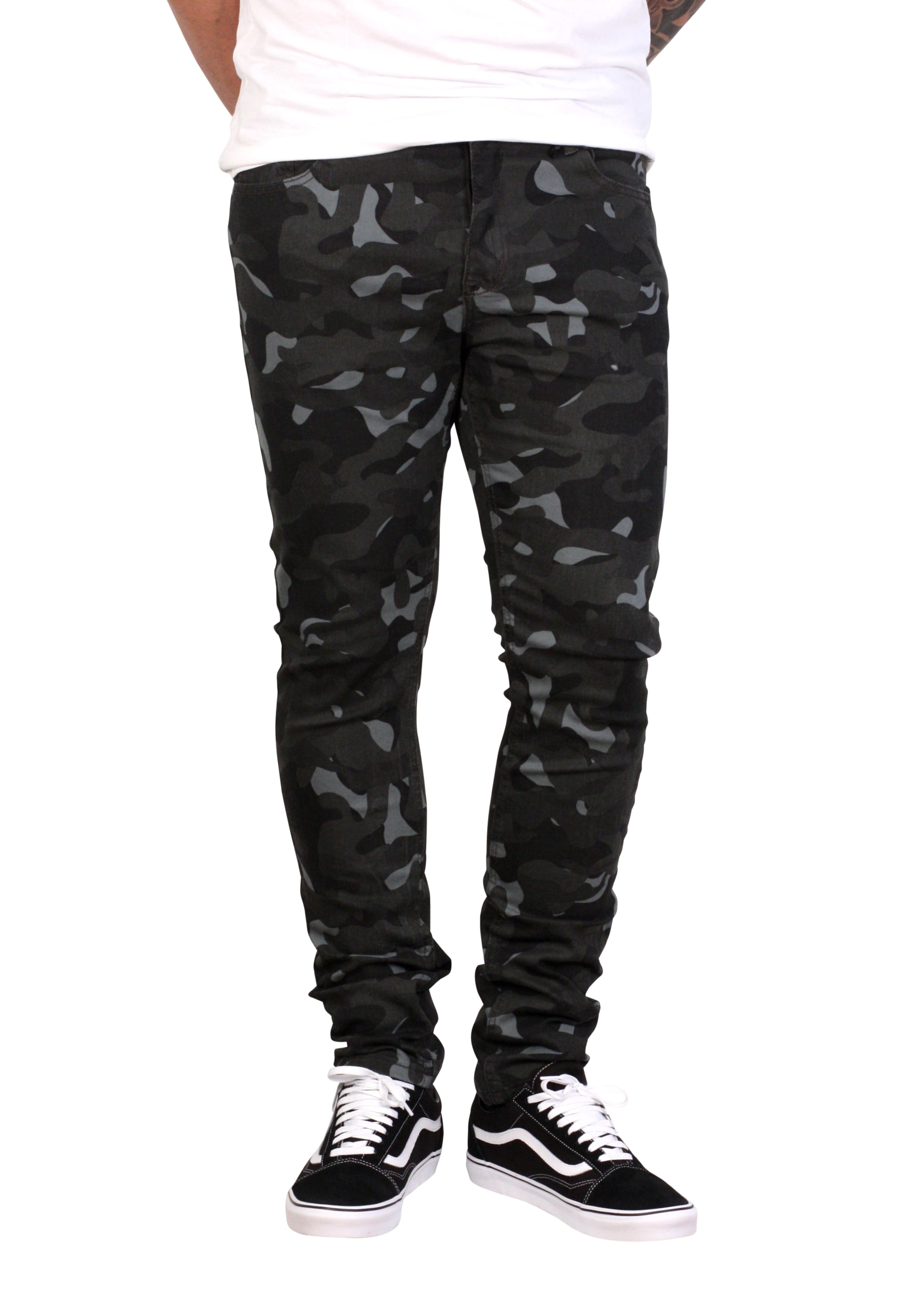 black camo jeans