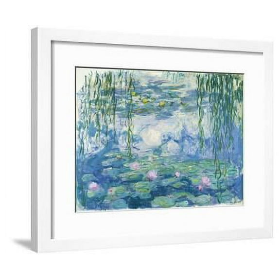 Waterlilies, 191619, Botanical Scenic Framed Art Print Wall Art by Claude Monet Sold by Art.Com