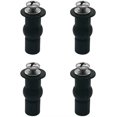 thumbnail image 1 of Bisagras para asiento de inodoro con montaje superior, 2 pares de tornillos de acero inoxidable para asiento de inodoro, tuercas de goma expansibles para una fijación rápida, construcción resistente, 1 of 5