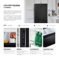 thumbnail image 5 of Cosmo 36 in. Vista Collection 27.4 cu. ft. Standard Depth French Door Refrigerator in Matte Black, 5 of 17