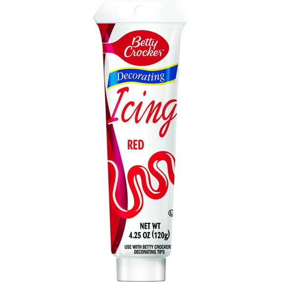 Pack of 6, Betty Crocker Red Decorating Tube Icing, 4.25 oz