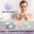 thumbnail image 3 of Aluminum Bath Bomb Molds Set for DIY Spa Crafts, Professional Metal Molds for Handmade Soap, Candles, and Baking, 12 Pieces, Assorted Sizes, 3 of 7