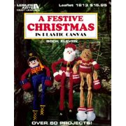Plastic Canvas Library Series: A Festive Christmas in Plastic Canvas (Paperback)