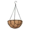 thumbnail image 4 of BRIGHTFUFU Maceta colgante de metal con forro de coco y cadenas, 4 of 7