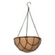 thumbnail image 4 of BRIGHTFUFU Maceta colgante de metal con forro de coco y cadenas, 4 of 7