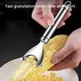 thumbnail image 5 of 1PCS Corn Peeler,Corn Stripper Corn Cob Stripper Tool,Stainless Steel Corn Planer Cutter Thresher Peeler,Thresher Corn Cutter from the Cob, 5 of 8