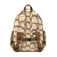 thumbnail image 3 of Hedgehog Pattern Backpack for School,Cute School Bag,Schoolbag with Adjustable Shoulder Straps & Padded Back,15.25"x11.5"x5.25", 3 of 6