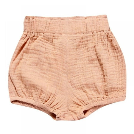 

Clearance!Baby Girls Boys Cotton Linen Blend Cute Bloomer Shorts Loose Harem Shorts