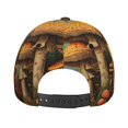 thumbnail image 3 of Kdxio Unisex Vintage Cloud Mushroom Pattern Baseball Cap Unisex Washed Classic Adjustable Hat, 3 of 5