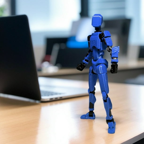 Figura De Acción Impresa En 3D De 13,5 Cm Con Articulaciones Flexibles, Incluye Armas Y Manos Intercambiables, Para Regalo O Decoración
