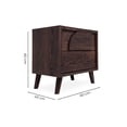 thumbnail image 5 of Set de 2 Buros Luxury Nogal Oscuro Kessa Muebles, 5 of 5