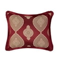 thumbnail image 4 of Chic Home Lazzel 13-Piece Jacquard Comforter Set, Queen, Red, 4 of 7
