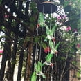 thumbnail image 5 of Morttic Color-Changing LED Solar Mobile Wind Chime LED Changing Light Color Waterproof Six Hummingbird Wind Chimes for Home Party Night Garden Decoration (Hummingbird), 5 of 7