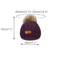 thumbnail image 7 of Idoravan Winter Beanie Hat for Kids NEW 1-11 Years Old For Girls Boys Kids Winter Beanie Hat Warm Knit Thick Ski Cap With Fluff Ball, 7 of 7