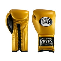 Cleto Reyes Training Gloves with Laces for Men and Women (16oz., Solid Gold)
