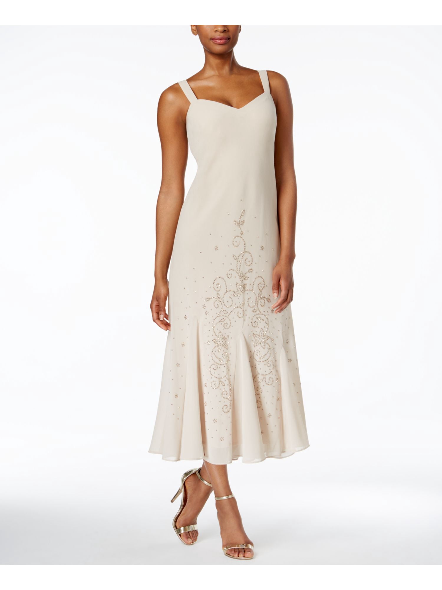 r&m richards women's beaded chiffon jacket dress R&M Richards Womens Plus Chiffon Beaded Dress With Jacket