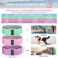 thumbnail image 3 of Bandas de Resistencia Biinse Pack de 3 para Ejercicios en Casa y gimnasio Ligas Elásticas de Látex Natural, 3 of 7