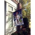 thumbnail image 3 of Carolines Treasures PPP3095CHF Fox Terrier Christmas Winter Fun Flag Canvas House Size  Large multicolor, 3 of 4