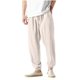 thumbnail image 2 of Ceisia Men's Breathable Loose Tapered Casual Pants with Elastic Drawstring Waist Beige M Gifts, 2 of 8