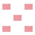 thumbnail image 3 of ZheElen Felt Folder Organizer For Artists Crafters And Sewers File Document Bag File Folders File Storage Organized Clutter-free pink 5Set, 3 of 6