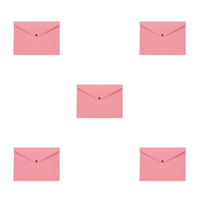 Guardoinrt Felt Folder Organizer Easy Organization At Fingertips File Document Bag File Folders File Storage Clutter-free pink 5Set
