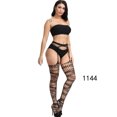 thumbnail image 1 of Calcetines de malla con tirantes de jacquard europeos y americanos, pantimedias sexys, medias de verano, calcetines de malla antidesgaste, tentación, 1 of 6