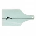 thumbnail image 1 of Bird on a Wire Cutting Board, Minimal Contemporary Love Themed Art with Romantic Dove Silhouettes, Decorative Tempered Glass Cutting and Serving Board, in 3 Sizes, by Ambesonne, 1 of 2