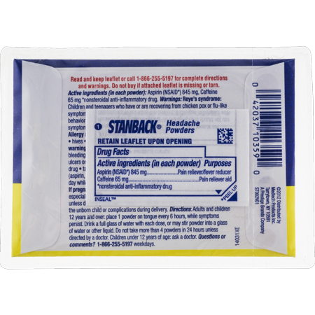 Stanback Headache Powders - 2 CT