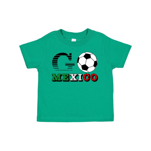 Inktastic Go, Mexico Soccer, Football Boys or Girls Toddler T-Shirt
