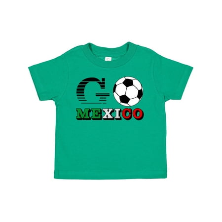 

Inktastic Go Mexico- Soccer Football Gift Toddler Boy or Toddler Girl T-Shirt