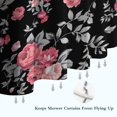 thumbnail image 6 of Pioneer Flower Floral Print Pattern Shower Curtain 36"x72" ,Bathroom Decorative Shower Curtains Set with 12 Hooks,Modern Waterproof Washable Shower Curtain, 6 of 6