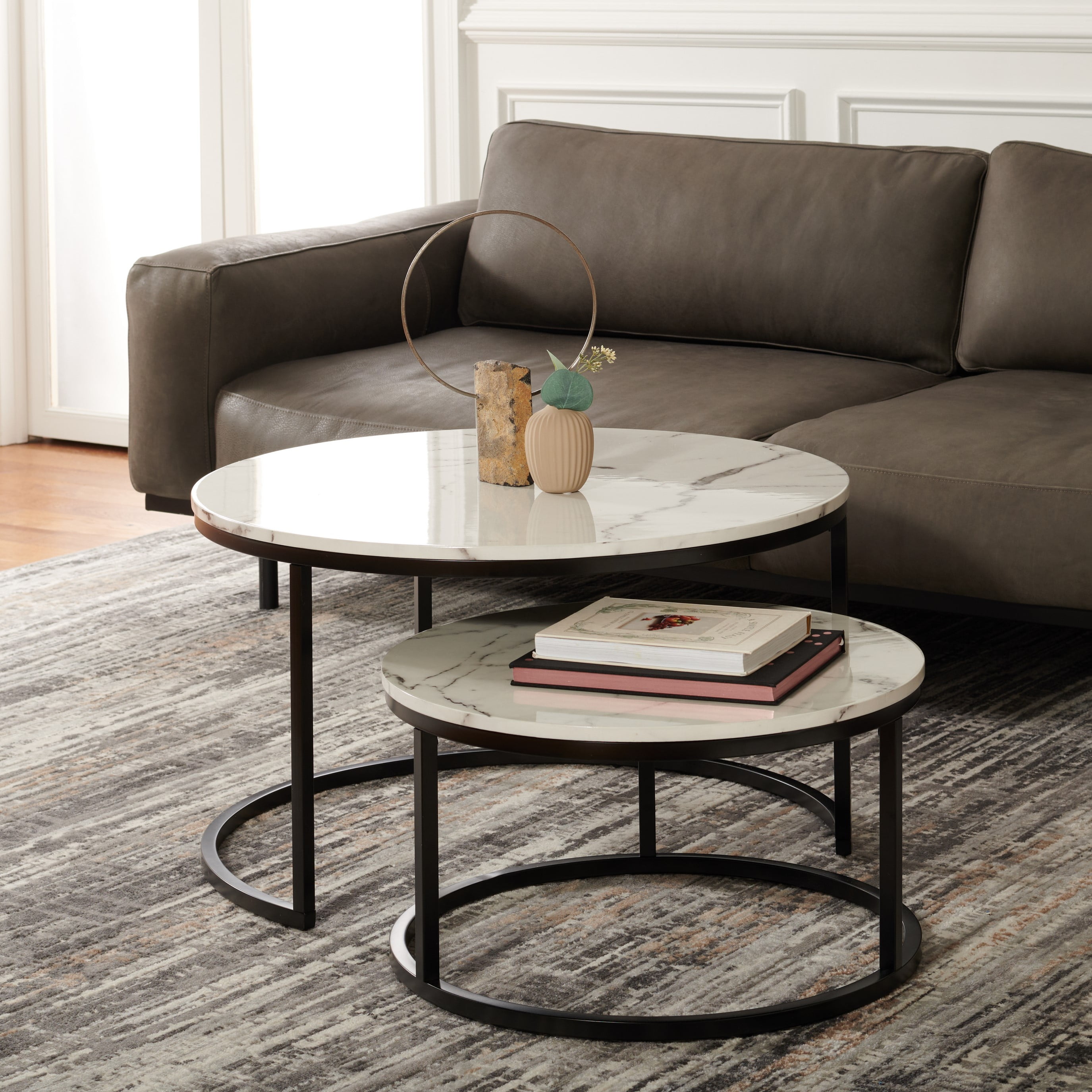Peroba nesting on sale coffee table