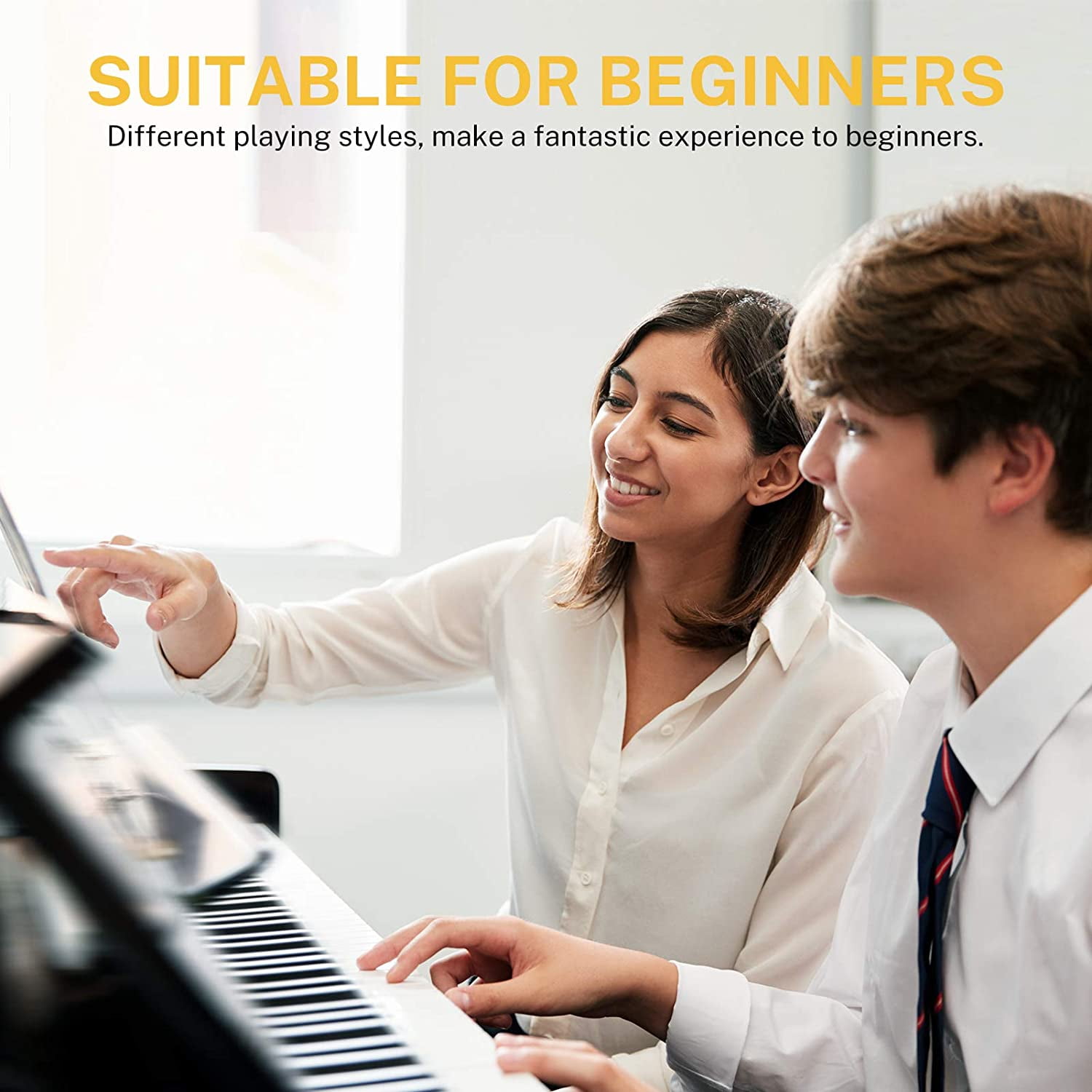 Donner DEP-20 Beginner Digital Piano 88 Keys Full Size Weighted Keyboard, Portable Electric Piano