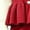 Wine, variant on SDNall 2 Pack Girls Long Sleeve Outfit Set, Ruffled Peplum Suspender Top and Wide Leg Pants, Fall Winter Everyday Casual Matching Clothing Sets 1-8 Years