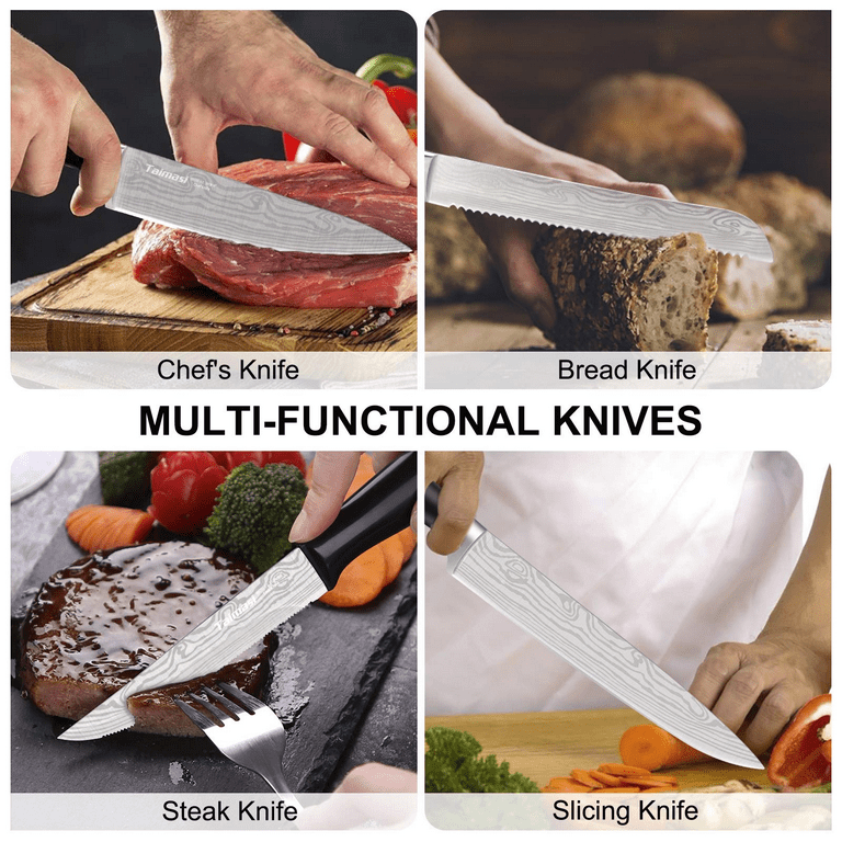 8 Pieces High Carbon Stainless Steel Knife Set – RITSU Knife