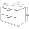 thumbnail image 4 of Bush Series C Light Oak 36W 2-Drawer Lateral File - Assembled WC60354CSU, 4 of 5